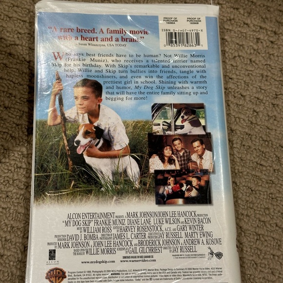 My Dog Skip VHS - Picture 2 of 3